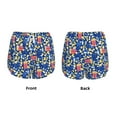thumbnail image 5 of Vsdgher Cute Popcorn Print Women's Running Double Layer Shorts High Waisted with Pockets Elastic Yoga Workout Athletic Gym Sports, 5 of 8