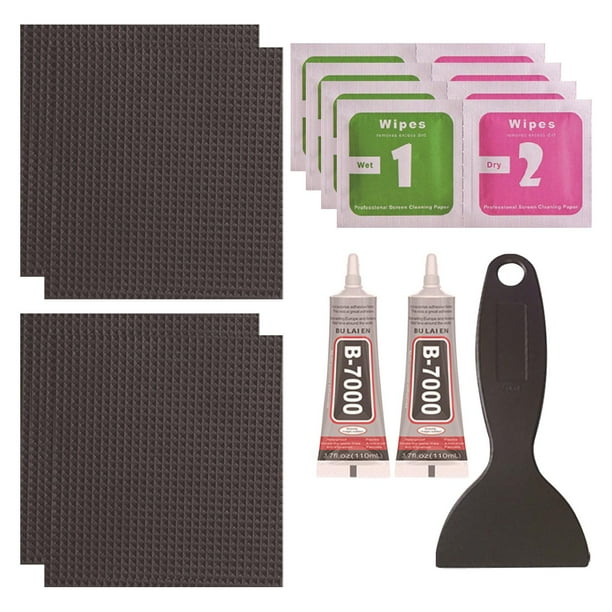 Trampoline Patch Repair Kit 4 x 4 inch Square Glue On Patches