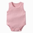thumbnail image 4 of Baby Onesies Boy Baby Boy Girls Sleeveless Bodysuits Ultra Soft Tank Pajamas Infant Unisex Sleepwear, 4 of 4
