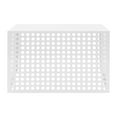 thumbnail image 6 of ToppiJoy 100*50*70cm Air Conditioner Fence, Metal Outdoor Privacy Screen Panels, Freestanding Wall Divider Decorative Fencing for Outside Garden Porch Patio, 4 Panels, White, 6 of 13