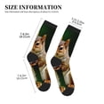 thumbnail image 3 of KLL Squirrels Eating Peanuts On The Tree Print Cool Socks Men's Women's Crew Socks Funny Crazy Novelty Stockings, 3 of 7