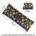 thumbnail image 4 of Moon and Stars Print Post Surgery Seatbelt Pillow - Nebula Cosmic Mastectomy Cushion, 4 of 7