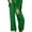 Green, variant on 2024 Young Ladies Plus Size Loose Casual Full Length Pants Women'S Loose Solid Color Leisure Set Texture Drawstring Sports Pants Black 14