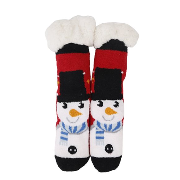 GDREDA Cozy Thermal Knee High Socks for Home and Leisure – Winter Sleep Boot Socks with Warmth and Comfort for Autumn and Cold Days White,One Size