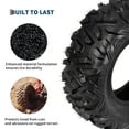 thumbnail image 3 of ATV/UTV All-Terrain Tires – 6-Ply Tubeless. Self-Cleaning  | Aggressive Angled Shoulder Lugs | Puncture Resistant | All-Season for Mud. Sand. Dirt. Snow | Fits 12" & 14" Rims, 3 of 6