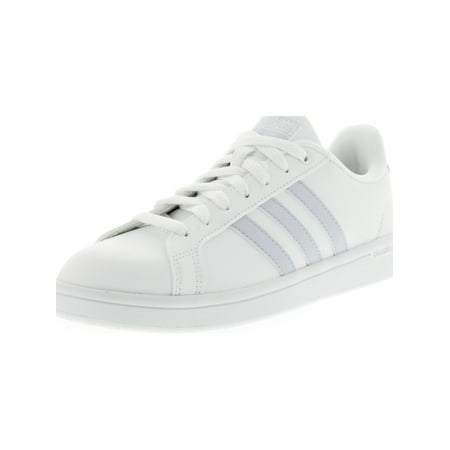 Adidas Women's Cf Advantage Footwear White / Aerial Blue Core Black Ankle-High Leather Tennis Shoe -