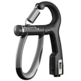 thumbnail image 1 of Fortalecedor agarre conteo fortalecimiento profesional la mano y entrenamiento los músculos del brazo fortalecedor muñeca entrenamiento ajustable para fitness (conteo electrónico - negro), 1 of 9