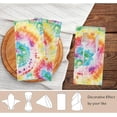thumbnail image 4 of GZHJMY Tie Dye Swirl Rainbow Cloth Napkins, Set of 1 20 x 20 Inch Soft & Comfortable Polyester Dinner Napkins for Family, House, Restaurant, Weddings, Parties, 4 of 5
