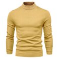 thumbnail image 1 of Pull Décontracté Automne et Hiver pour Hommes Couleur Unie Col Roulé Pull Décontracté pour Hommes Pull Transfrontalier, 1 of 7