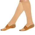 thumbnail image 2 of HUPOM 1 Pair Socks for Women Summer Clearance Fashion Knee-High Non-Slip Compression Socks Beige Size XXL, 2 of 9