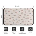 thumbnail image 5 of Brown Boho Eye and Rainbow Pattern Door Rugs,Washable Non Slip Door Mats Indoor,Decorative Door Mats,Entry Mat Indoor for Entrance,Bedroom,Kitchen,Bathroom,30"x17", 5 of 6
