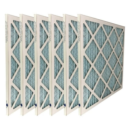 

Filters Fast 20x21.5x1 Pleated Air Filter (6 Pack) Merv 11 | 1 AC Furnace Air Filters Made in the USA | Actual Size: 20 x21.5 x0.75