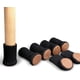 thumbnail image 5 of Juego de 24 protectores para patas de muebles (negro), 5 of 5