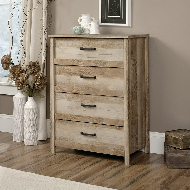 Sauder cannery bridge 4 drawer chest lintel oak deals