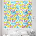 thumbnail image 1 of Floral Tapestry, Illustration of Springtime Meadow with Flowers Daffodils Tulips Mimosas, Fabric Wall Hanging Decor for Bedroom Living Room Dorm, 5 Sizes, White and Multicolor, by Ambesonne, 1 of 1