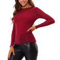 thumbnail image 5 of MODA NOVA Juniors Glitter Mesh See Through Blouse with Spaghetti Strap Camisole, 5 of 6