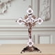 thumbnail image 3 of Crucifijo de pared Cruz Jesús en la cruz Estatuas Escultura cristiana Aleación para oficina Blanco, 3 of 9