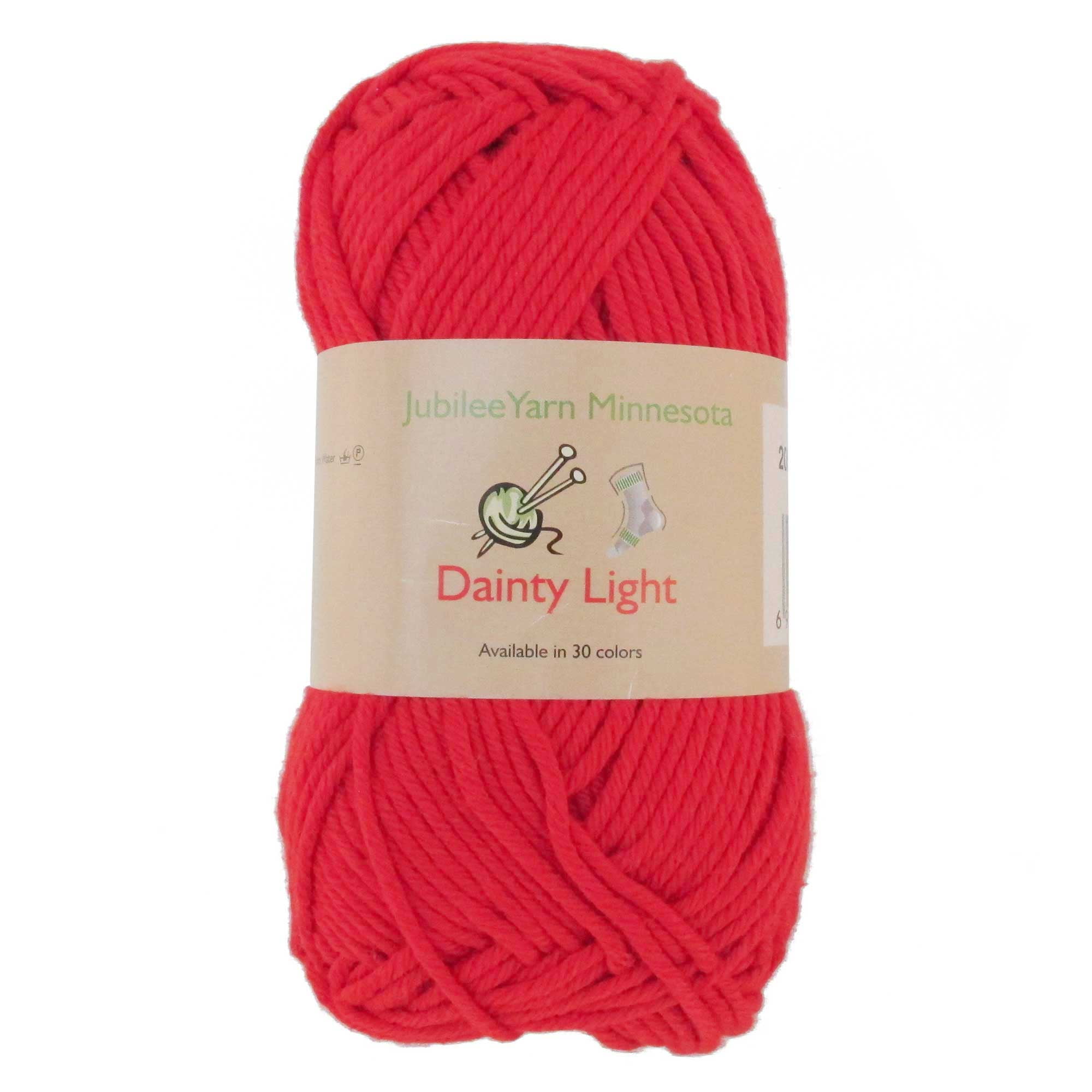 JubileeYarn Medium Gauge Worsted Weight Yarn Dainty Light 2 Skeins