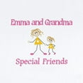 thumbnail image 2 of CafePress - Emma & Grandma Friends Infant Bodysuit - Baby Light Bodysuit, Size Newborn - 24 Months, 2 of 4