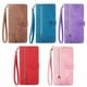 thumbnail image 2 of Flower Leather Phone Case With Zipper Lanyard Storage Bag &Flip Fashion Wallet For Samsung Galaxy Note 20 S20 S21 S22 Plus Ultra S20 S21 FE, 2 of 5
