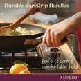 thumbnail image 3 of Anolon Advanced Home 12" Hard-Anodized Nonstick Deep Frying Pan with Lid, Onyx, 3 of 6