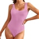 thumbnail image 2 of Gibobby Batas de baño mujeres spa Bikini de tirantes sin mangas con ondulado y espalda abierta para mujer, informal, de verano, diario, de pecho bajo(Rosa,CH), 2 of 4