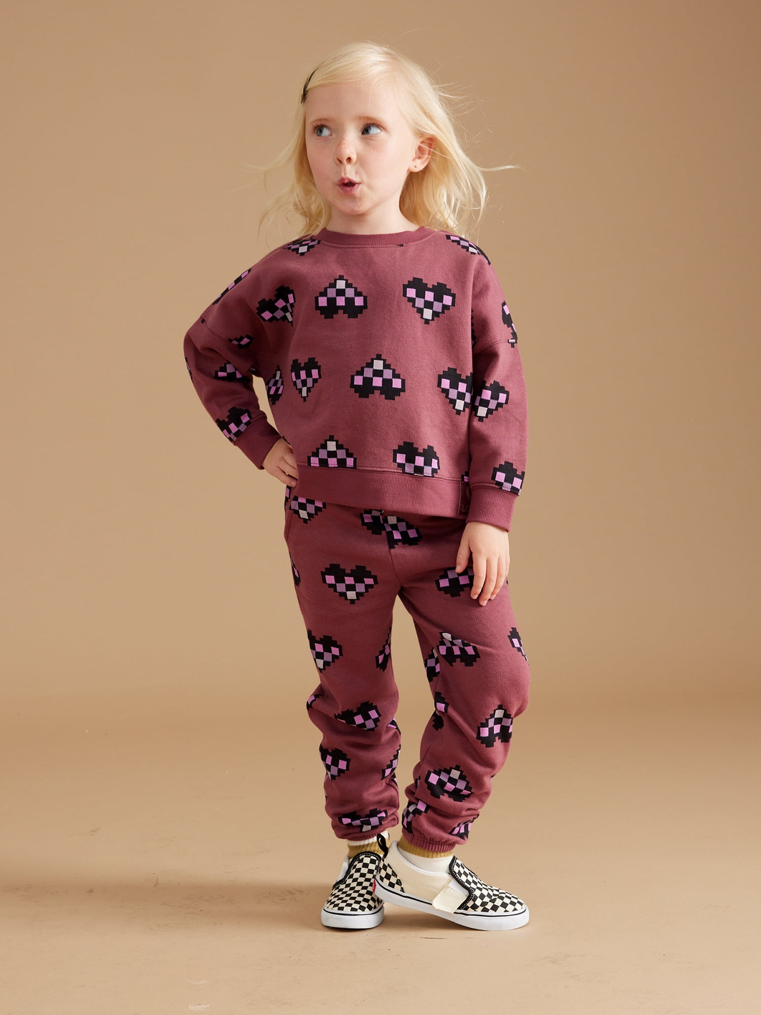 Little Star Organic Kids Girls' Mix and Match Outfit Set, 6-Piece Set, Sizes 12M-10