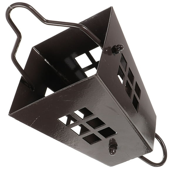 PTOOTP  Architectural Design Metal Rain Chain for Gutter Replacement Durable Outdoor Use Black 1Set