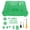 Cyan, variant on Rupoun Retro Video Game Console Translucent Case Professional Dustproof Thickened Game Console Protective Shell for N64 Console Translucent Cyan 11.81 inches / 30 cm