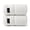 White, variant on REDKISS 100% Cotton Bath Towels Set 2 Pack, 31x63 760GSM Luxury Gray Towels. Shower Towels for Bathroom, Hotel Quality Toallas Para Baño.