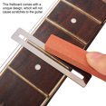 thumbnail image 3 of Pack of 2 Rub Plate Flexible Practical Repair Tool Stainless Steel Musical Accessories Craftsmanship Fretboard Repair Tool Fretting Set, 3 of 9