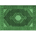 thumbnail image 1 of Ahgly Company Indoor Rectangle Medallion Emerald Green Traditional Area Rugs, 5' x 8', 1 of 4