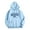 Sky Blue, variant on Sweatshirt for Women Plus Size Fall Winter Comfy Hooded Long Sleeve Bubble One Shoulder Drawstring Graphic Leisure Polyester Sweatshirts Hoodies(Grey,XL)