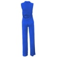 thumbnail image 3 of Txlixc Conjunto casual de 2 piezas para mujer, sin mangas, con botones, camisa plisada y pantalones Txlixc Moda, 3 of 9