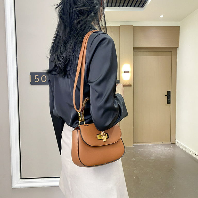 2023 New Fashionable Single Shoulder & Sling Bag With Dumpling Design,  Vintage Style For Women
