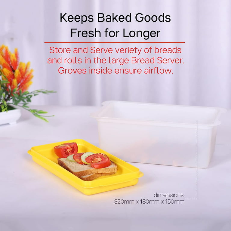Tupperware Bread Server for Keeping Bread Loaves Fresh the Counter and Ready for Table Serving - Walmart.com