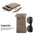 thumbnail image 3 of Estuche de anteojos Face Shadow doble suave para mujer y hombre, 3 of 7