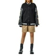 thumbnail image 1 of Sunloudy - Abrigo de retazos de manga larga para mujer, tops deportivos con botones, bolsillos de doble tamaño, prendas de vestir Sunloudy  moda, 1 of 10