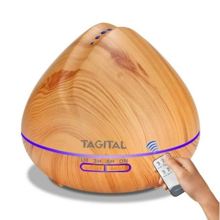 Tagital 550ml Ultrasonic Essential Oil Aroma Diffuser Humidifier Air Aromatherapy (Best Ultrasonic Essential Oil Diffuser)