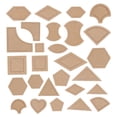 thumbnail image 1 of Harpily Diy Silicone Molds Pcs/Set 54 Diy Patchwork Stencil Quilt Templates Acrylic Template Mixed Handmade Tools & Home Improvement One Size Multi-Color, 1 of 9