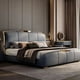 thumbnail image 4 of High End Royal Double Bed Designer Waterproof Queen Luxury Headboard Bed Frame Platform Sleeping Cama Box Casal Furniture My Lux Decor Round, 4 of 7