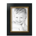 thumbnail image 2 of ArtToFrames 5" x 7" Black Velvet with Gold - 1.25 Picture Frame, 5x7 inch Black MDF Poster Frame (WOM-4690), 4 Pack, 2 of 6