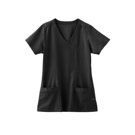 - Jockey Mock Wrap Top Scrub Top