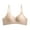 Beige, variant on Women Sports Bras Wireless No Underwire Solid Color Breathable Comfort Seamless Support for Yoga Workout Large Size Activewear