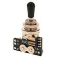thumbnail image 2 of EMG 289 Solderless Toggle Switch with Cables 3 Position Lever Black Knob, 2 of 2