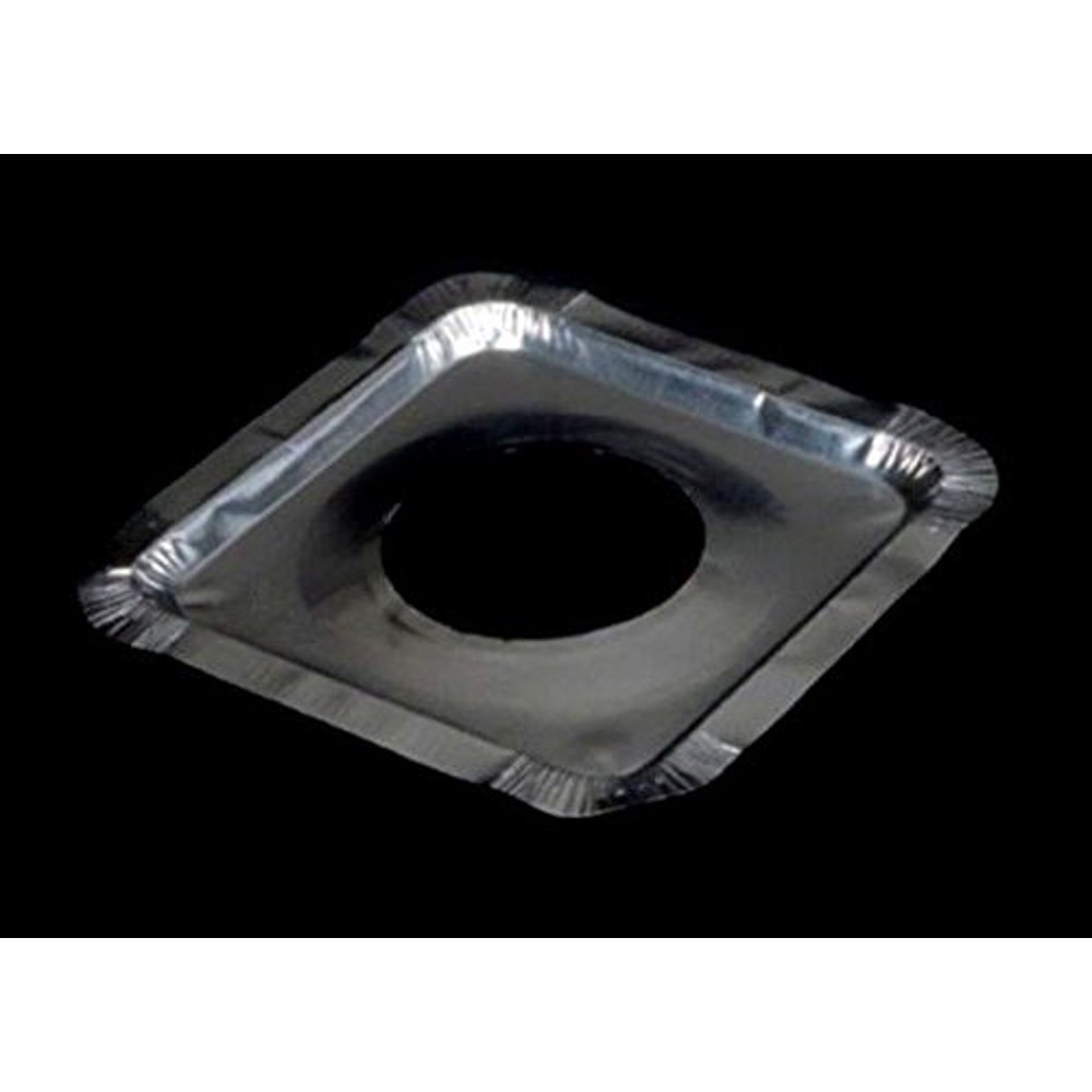 Durable Packaging Square Aluminum Foil Gas Liners Disposable 8.5" x 8