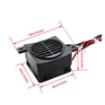 thumbnail image 2 of Riwesomey Calentador PTC 12V 24V Ventilador de calefacción Suministros para el hogar Instalación práctica Operación simple Accesorios industriales Herramientas manuales 220V 300W/24V Riwesomey TO010392-07, 2 of 6