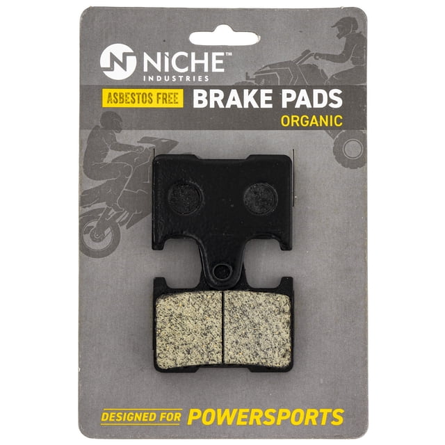 Niche Brake Pad Set for Yamaha RX1 RS Vector ER LTX Venture Rear Organic 519-KPA2682D