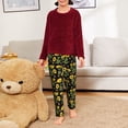 thumbnail image 6 of Pofeuu Bees and Sunflowers Print Teenagers' Pajama Pants, Soft Lounge Pajama Pants with big pockets for Men Plaid Pj Bottoms-XS(5-6), 6 of 6