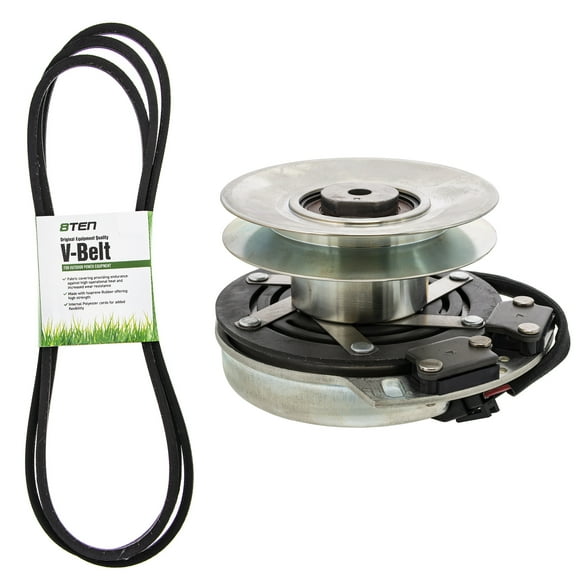 8TEN Belt PTO Clutch Kit for John Deere Z445 Eztrak M154296 AM141536 MK1006400